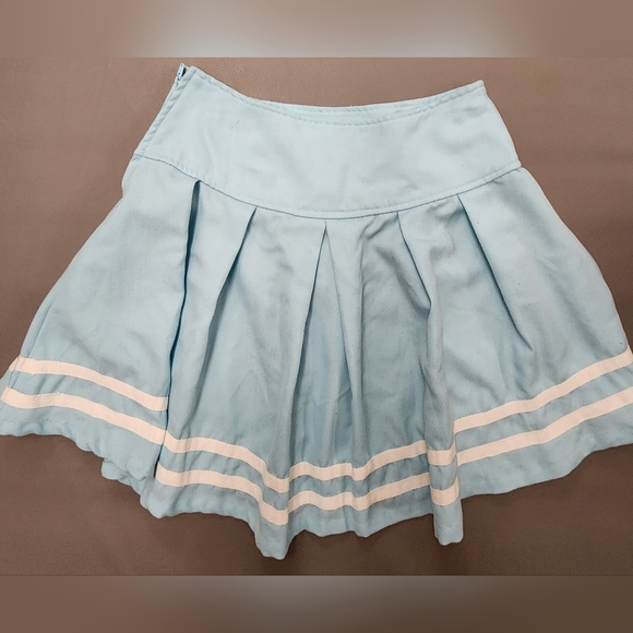 Hot Topic Light Blue Pleated Women's Skirt Size S - Picture 3 of 3